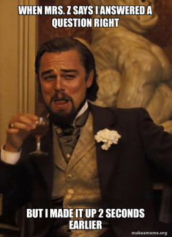 Leonardo DiCaprio Laughing Django