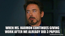 Tony Stark Eye Roll
