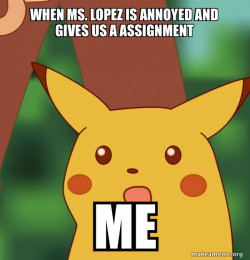 Surprised Pikachu