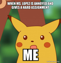 Surprised Pikachu