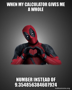 Deadpool Heart Hands