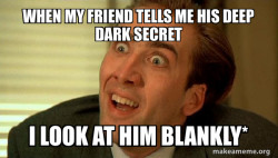 Sarcastic Nicholas Cage