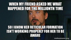 Tony Stark Eye Roll