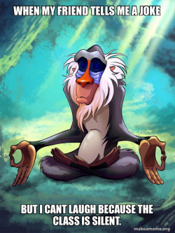 Rafiki Meditating - Lion King