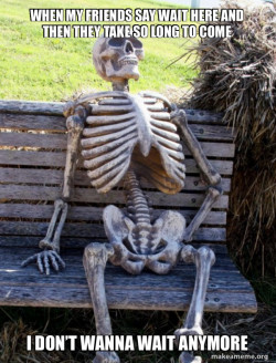 Waiting Skeleton