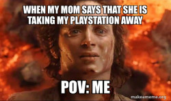 Frodo it's over it's done