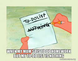 To Do List - Nothing