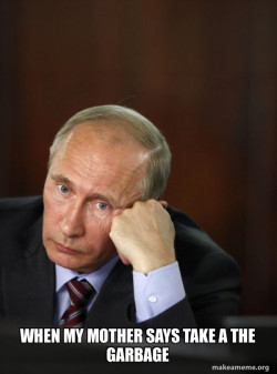 Contemplative Putin