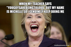 Hillary Clinton Laughs
