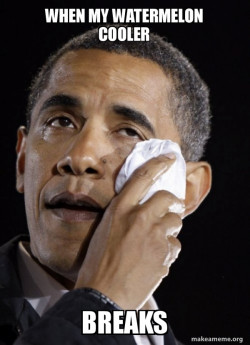 Crying Obama