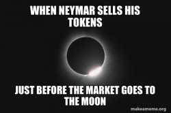 Neymar sold tokens before the pump