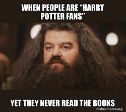 Hagrid - I should not have said that