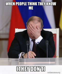 Putin Facepalm
