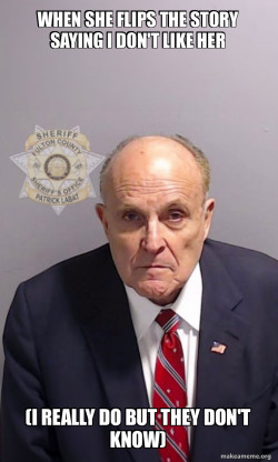 Rudy Giuliani Mugshot