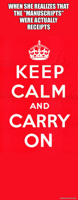 Keep Calm and Carry On