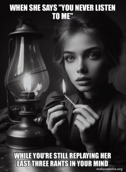 Gaslighting about being crazy 