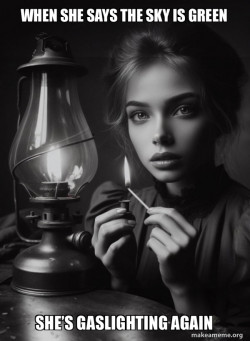 Gaslighting about being crazy 
