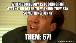 Sarcastic Nicholas Cage