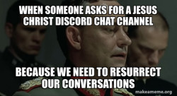 Give me jesus christ discord Chat channel