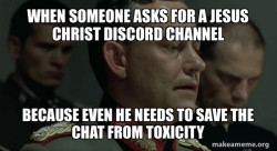Give me jesus christ discord Chat channel