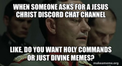 Give me jesus christ discord Chat channel