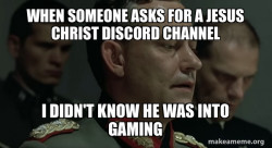 Give me jesus christ discord Chat channel