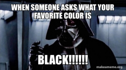 Darth Vader                                                                                is