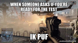 Een soldaat belike: