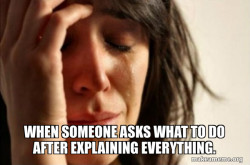 First World Problems