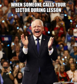 Happy Tim Walz