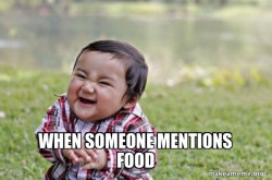 Evil, scheming toddler