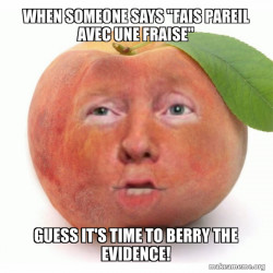 fais pareil avec une fraise