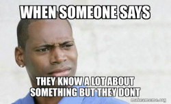 Confused Black Man