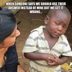 Skeptical Third World Kid