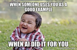 Evil, scheming toddler