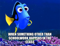 Dory from Nemo  (5 second memory)