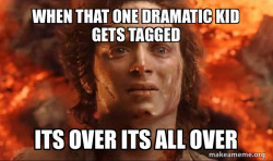 Frodo it's over it's done