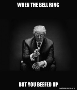 Trump Sitting In Chair - I Am In Their Way