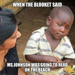 Skeptical Third World Kid