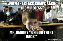 Lazy Elementary School Kid