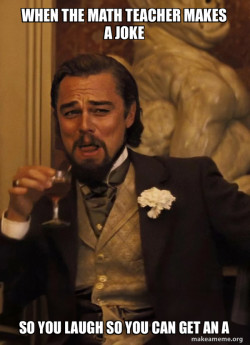 Leonardo DiCaprio Laughing Django