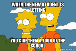 Bart and Lisa Chat