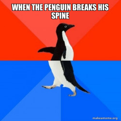 Socially Awesome Awkward Penguin
