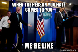 Inappropriate Timing Bill Clinton