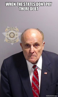 Rudy Giuliani Mugshot