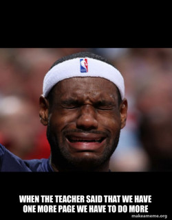 Lebron Crying