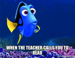 Dory from Nemo  (5 second memory)