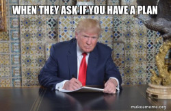Donald Trump Writing Speech