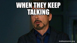 Tony Stark Eye Roll