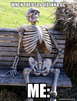Waiting Skeleton